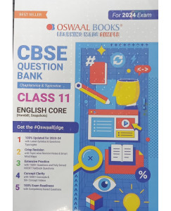 Oswaal English Core Question Bank Class -11